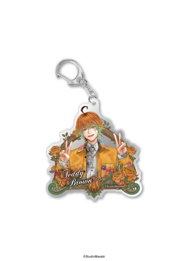 【悪魔執事と黒い猫 in TOKYO TOWER】オーロラアクリルキーホルダー テディ