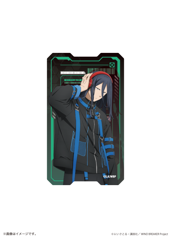 【ご自宅配送品】ダイカットステッカー「TVアニメ『WIND BREAKER』」03/杉下 京太郎(描き下ろしイラスト)