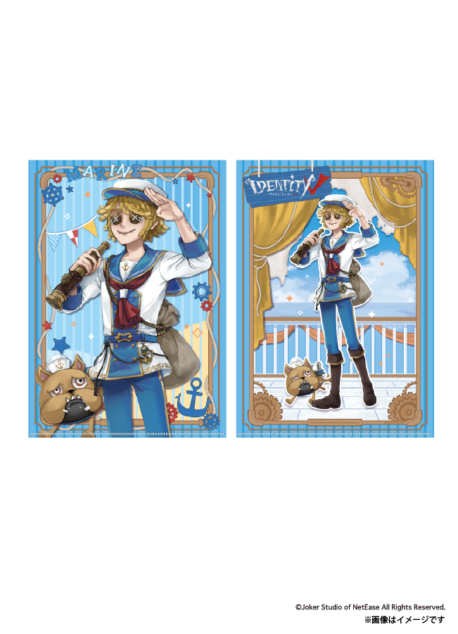 【ご自宅配送品】IdentityV 第五人格 A4シングルクリアファイル/ポストマン_マリンルック×スチームパンク