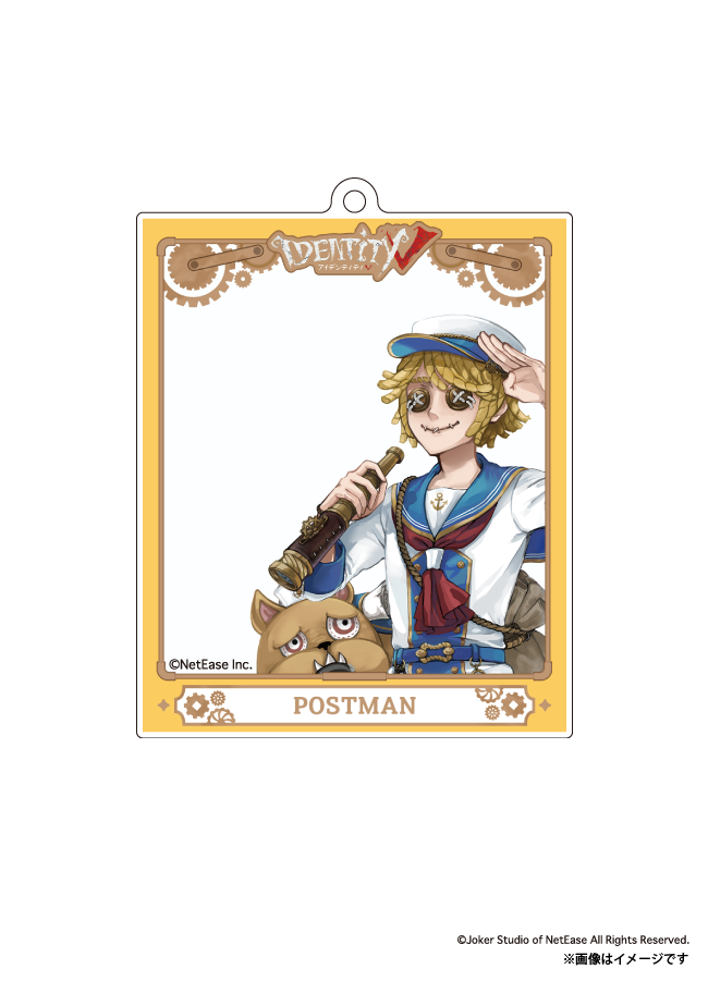 【ご自宅配送品】IdentityV　第五人格　フォトフレームアクリルキーホルダー／ポストマン＿マリンルック×スチームパンク