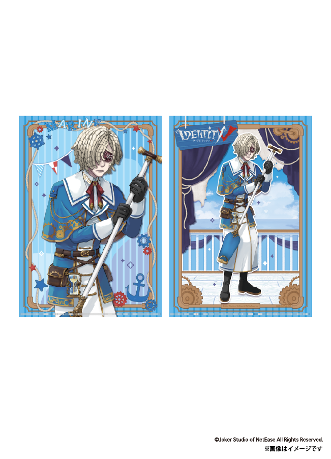 【ご自宅配送品】IdentityV　第五人格　A4シングルクリアファイル／墓守＿マリンルック×スチームパンク