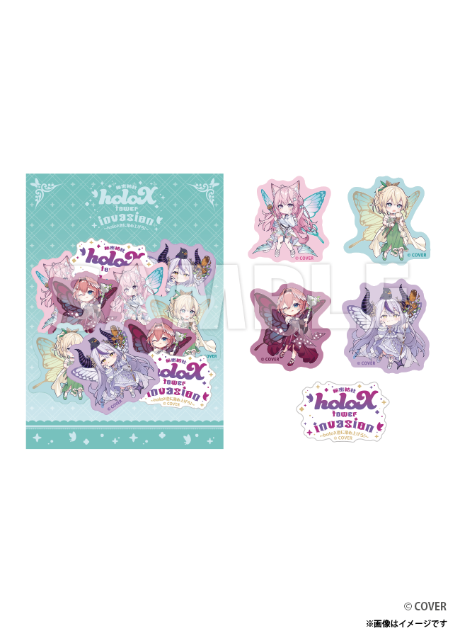 【ご自宅配送品】秘密結社holoX　フレークシール　大阪ver.