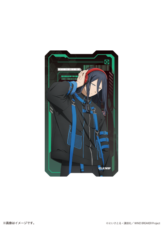 【ご自宅配送品】ダイカットステッカー「TVアニメ『WIND BREAKER』」03/杉下 京太郎(描き下ろしイラスト)