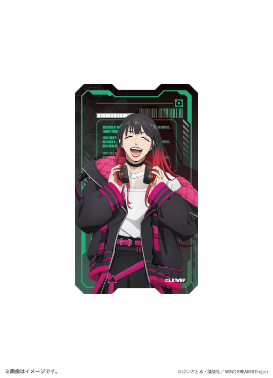 【ご自宅配送品】ダイカットステッカー「TVアニメ『WIND BREAKER』」08/椿野 佑(描き下ろしイラスト)