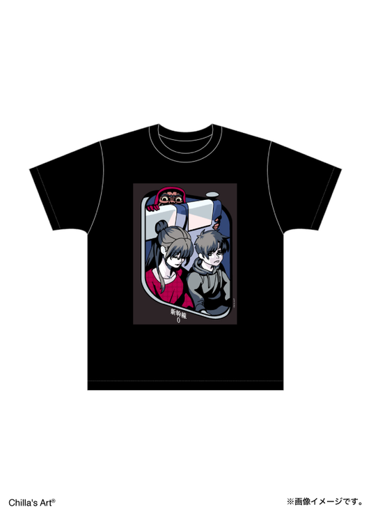 「チラズアート in TOKYO TOWER」蓄光Tシャツ　新幹線0号　Mサイズ