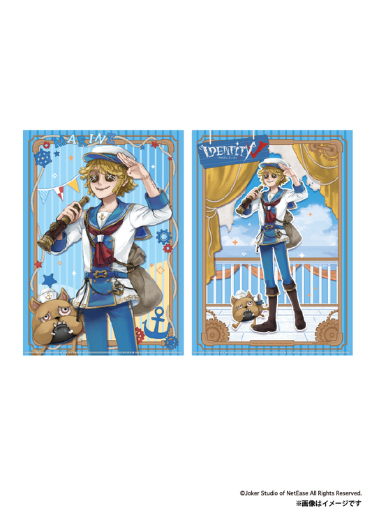 【ご自宅配送品】IdentityV　第五人格　A4シングルクリアファイル／ポストマン＿マリンルック×スチームパンク