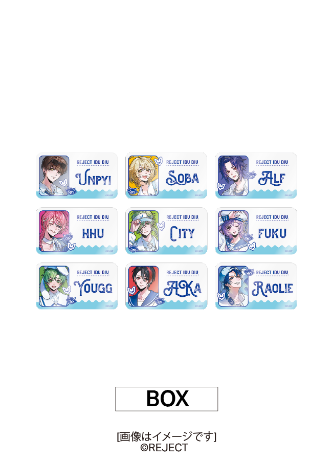 【REJECT×東京タワー】トレーディングお名前バッジ（コンプリートセット）