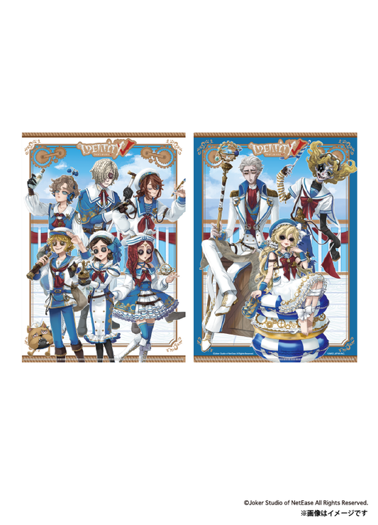 【ご自宅配送品】IdentityV　第五人格　A4シングルクリアファイル／集合＿マリンルック×スチームパンク